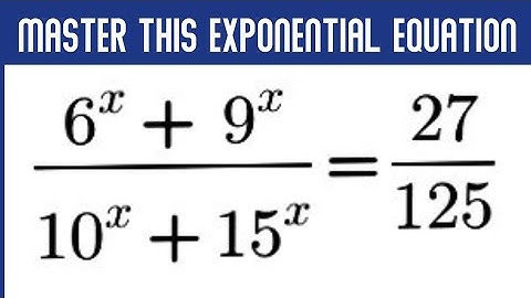 Master Exponential Equations Like a Pro || A Clear Video Guide