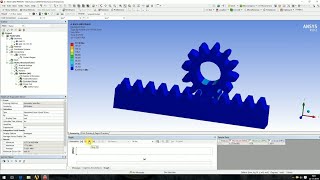 Rack and pinion ansys tutorial