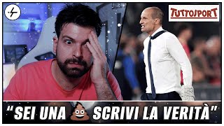 Allegri AGGREDISCE il direttore di Tuttosport (Guido Vaciago) dopo aver vinto la Coppa Italia 😳