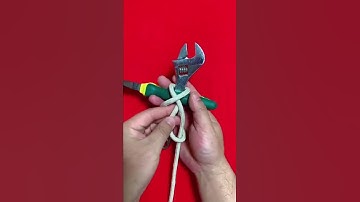 How to Tie Knot DIY at Home - Rope Trick You Should Know, #Tutorial #Rope #Knot #Shorts
