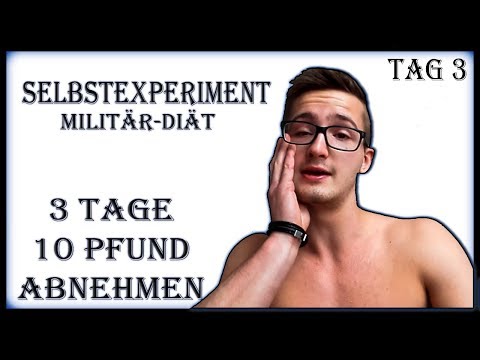 Militärdiät 10 Pfund in 3 Tagen