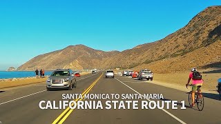 [Full] CALIFORNIA STATE ROUTE 1  Driving from Santa Monica to Santa Maria, California, USA, 4K