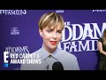 Charlize Theron Inspired by Anjelica Huston's Morticia | E! Red Carpet & Award Shows