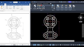 ✅AutoCAD 2023 Tutorial, Curso BÁSICO de AutoCAD 2021, Círculos, tangentes, cortar mirror crear capas