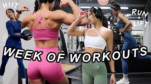 WEEK OF WORKOUTS | My Workout Routine + Keeping Th...