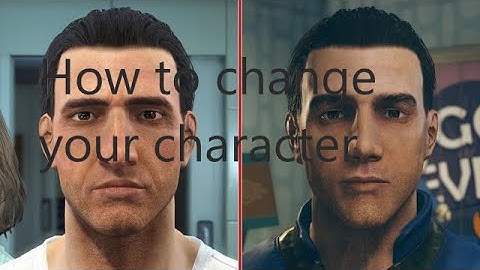 How to change your characters appearance in fallout 76
