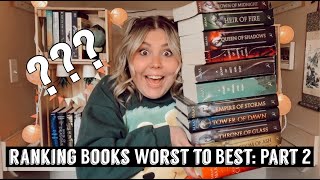 Ranking Books Worst to Best Sarah J Maas Edition Part 2