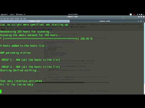 How to use Ettercap And SSLstrip for Man In the Middle attack