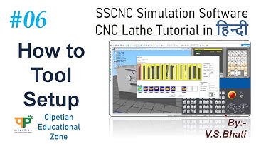 How to TOOL Setup || SSCNC SIMULATION SOFTWARE || in Hindi