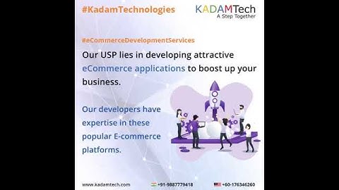 eCommerce Development Services by KadamTech