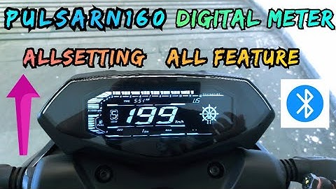 2024 bajaj pulsar n160 digital meter all setting review / Pulsarn160 Digital meter features review