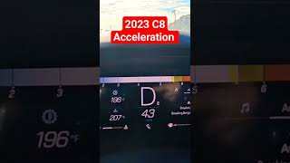 2023 Corvette Z51 Acceleration #corvette #c8 #v8 #racecar #2023