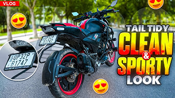 Tail Tidy Mod on Apache RTR 160 4V | Sharp & Sporty Look | Rtrrider04