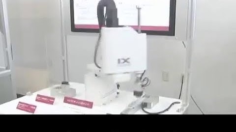 Ultra Compact SCARA Robot with Mini Electric Gripper