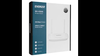 Everest SG-V500 VDSL modunda kurulumu