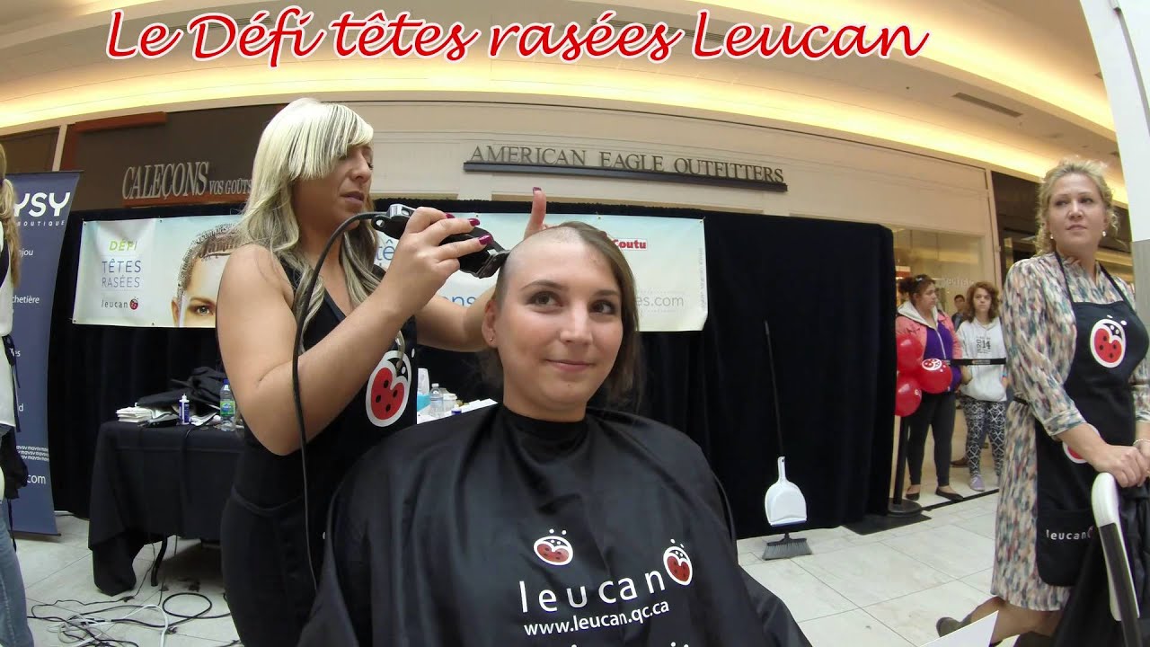 Le Défi têtes rasées Leucan (Ariane Jobin)