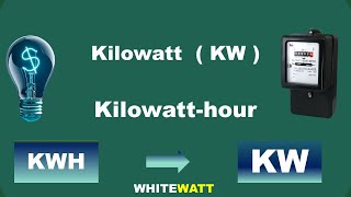 what is kilowatt kilowatt-hour | how to convert kwh to kw