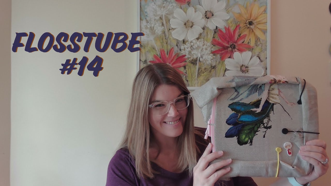 Flosstube #14: Christmas in July, Mystic Fabrics Haul, & 200 Yards of Silk?!