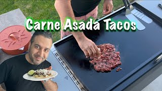 Easy Carne Asada Tacos | Steak Tacos | Weber 36" Griddle