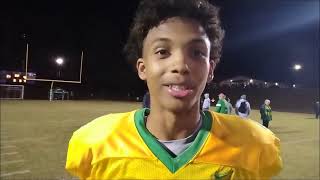 EASTERN RECEIVER JASAIH THOMAS: WHEN TWO UNDEFEATED TEAMS MEET, "SOMEBODY'S O HAS GOT TO GO."