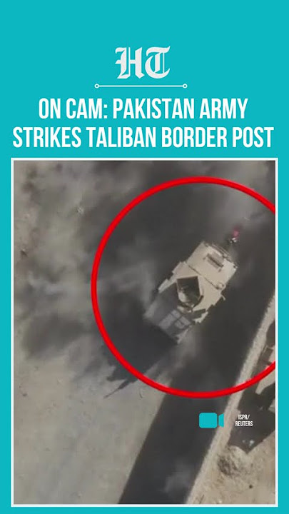 Pakistan Army Releases Video Claiming Strike on Afghan Taliban Border Post | #shorts