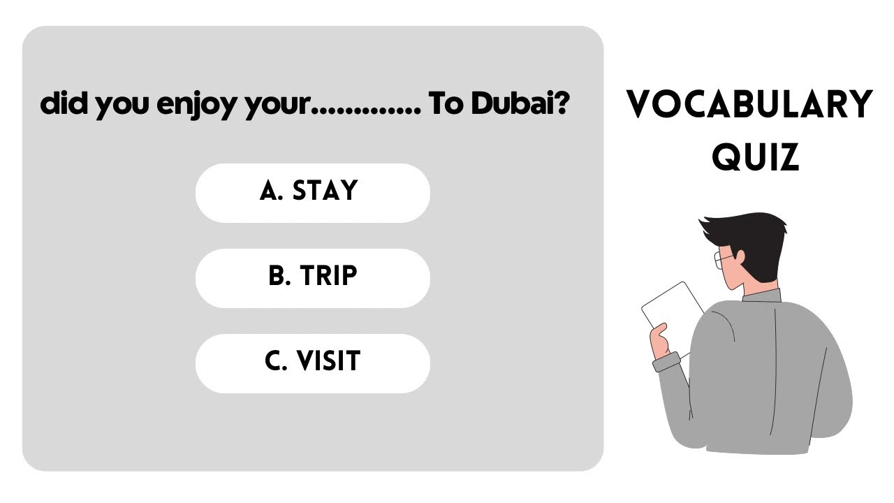 Vocabulary Quiz | test your vocabulary level - YouTube