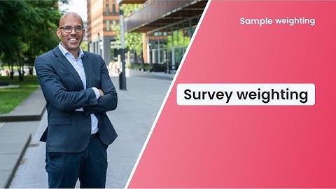 Survey Weighting