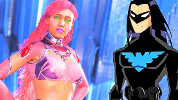 INJUSTICE 2 - ALL Starfire Dick Grayson/Nightwing References