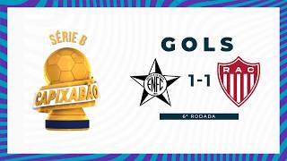 GOLS - ESTRELA 1x1 RIVE - CAPIXABÃO SÉRIE B 2026