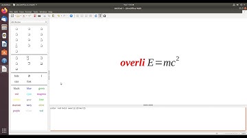 LibreOffice Math: Adding style to equations