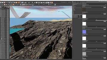Black Cliff PBR Terrain Paint - BeamNG