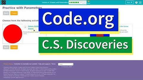 Code.org Lesson 4.7 Shapes and Parameters | Tutorial with Answers | All Activities Solved