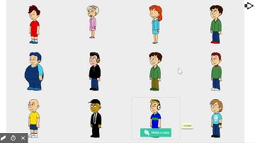 All my Vyond Characters