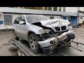 КАК Я РАЗБИЛСЯ НА BMW X5 И ГОЛОВОЙ РАЗНЕС ЛОБОВОЕ СТЕКЛО!