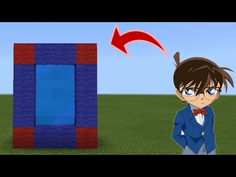 HOW TO MAKE PORTAL DETECTIVE CONAN - MINECRAFT