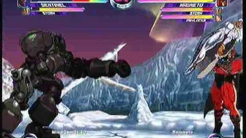 MvC2 Online (360): Mind Gam3z 10 (Santhrax) vs Brett (MSP) 1 .:11.23.09:.