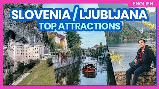 Top 20 Things to Do in LJUBLJANA, SLOVENIA + DAY TOURS (Part 1) • ENGLISH • The Poor Traveler