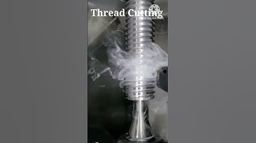 Thread Cutting !! Lathe Work !! #mechanical #lathe #shortsvideo #shorts