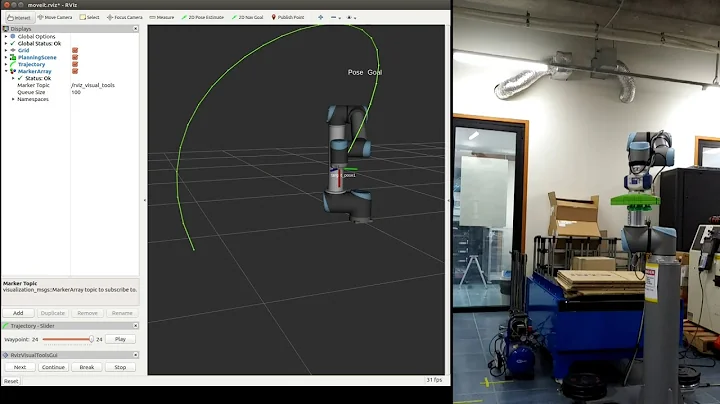 ROS MoveIt! Practice - Planning with Path Constraints