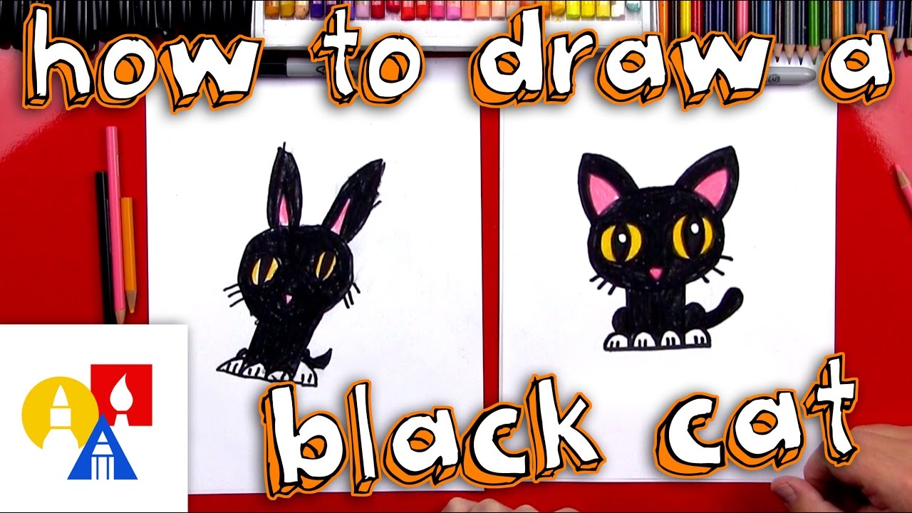 How to Draw Cute Kitty Easy Tutorial for kids - Kids Art & Craft