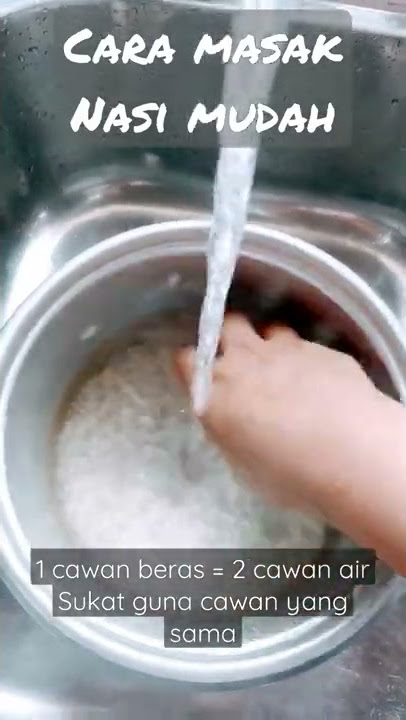 cara masak Nasi senang