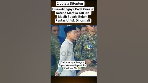 Viral Gibran Di Cuekin Para Menteri dan Jendral
