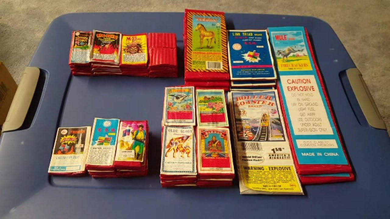 Firework Stash (Small) Update - Acquired Some Vintage Firecrackers