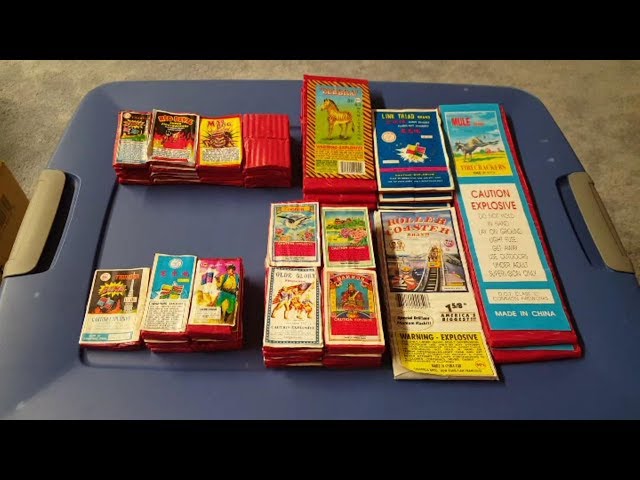 Firework Stash (Small) Update - Acquired Some Vintage Firecrackers