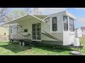 2013 Keystone Residence 405FL park model style travel trailer camper walk-around tutorial video