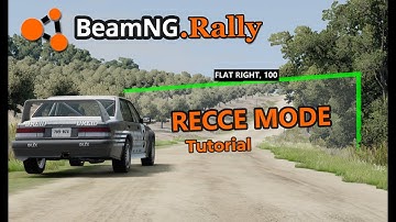 How to edit pacenotes in BeamNg 2024 - RECCE mode - AI Pacenotes mod Tutorial