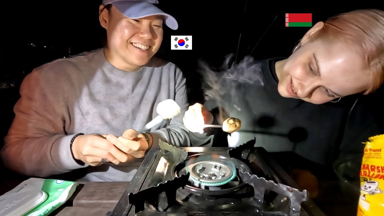 Моя белорусская жена на кемпинге в Корее — вот что вышло!