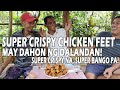 SUPER CRISPY CHICKEN FEET IN DALANDAN LEAVES
