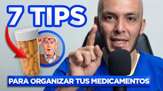 Los TIPS✅ del Doctor Álvaro para ORGANIZAR MEJOR😁👍 tus MEDICAMENTOS