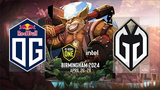 OG vs Gaimin Gladiators || Highlight || ESL One -Birmingham 2024 ||